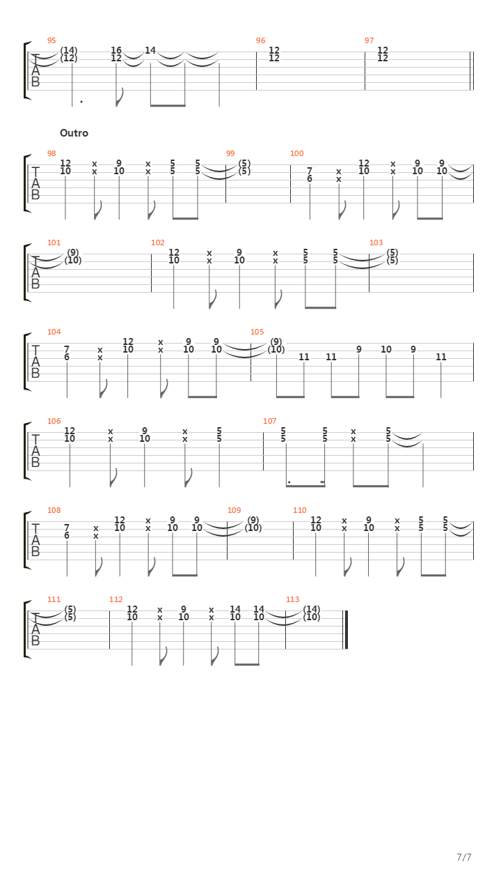 La Bestia Humana吉他谱