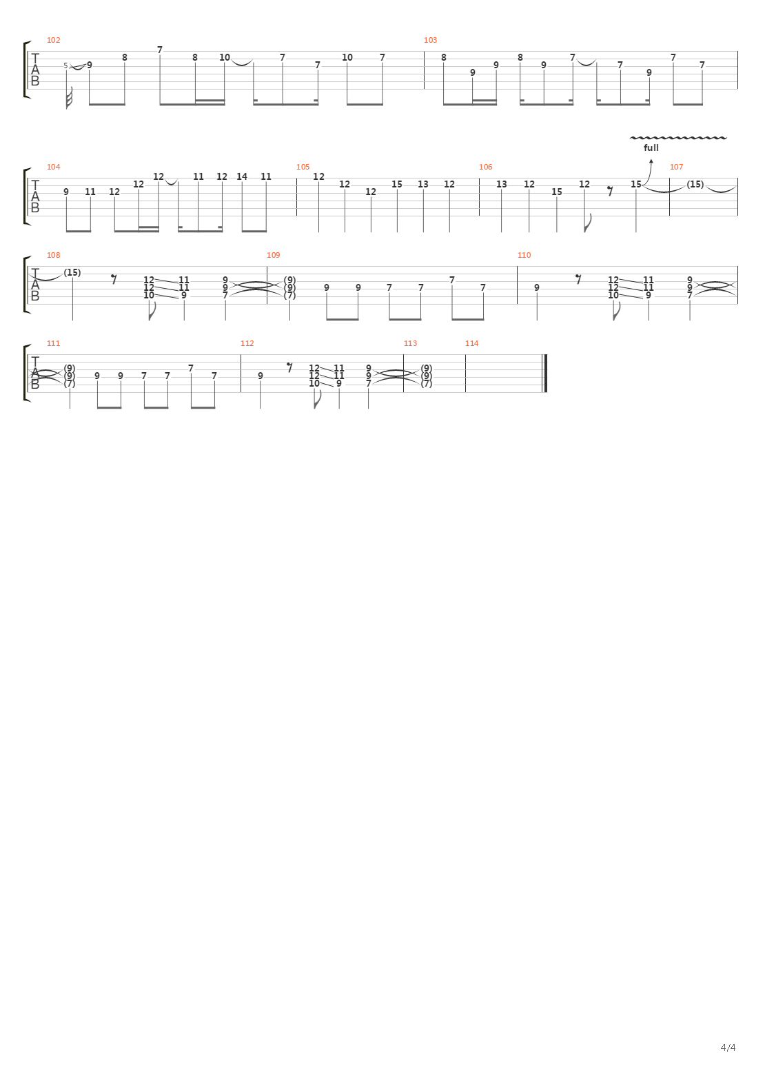 Miedo吉他谱