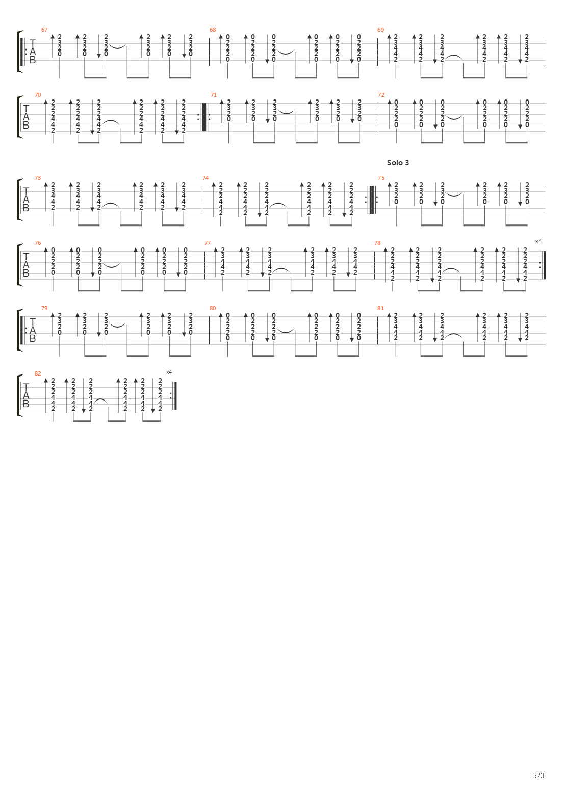 Nubes吉他谱