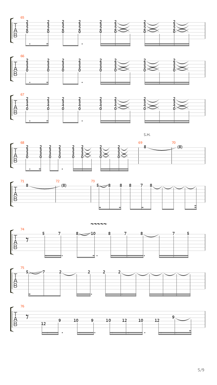 Piedra吉他谱