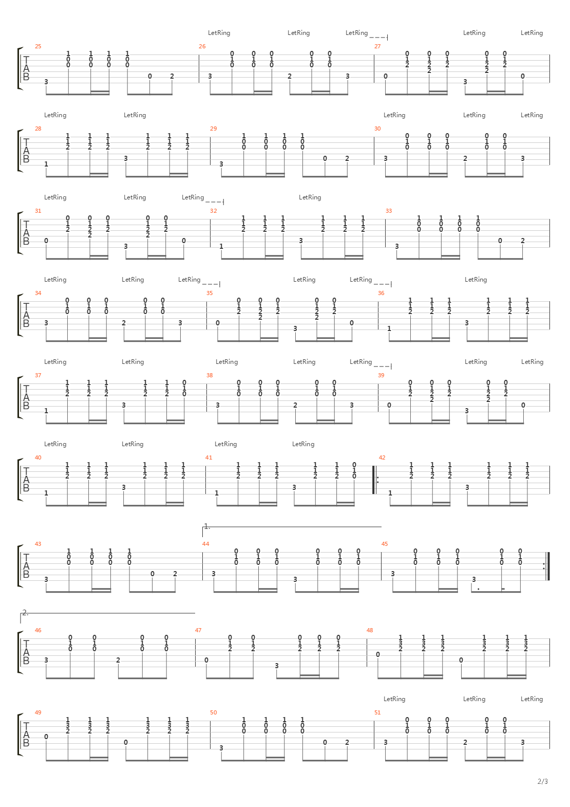 Mexico吉他谱