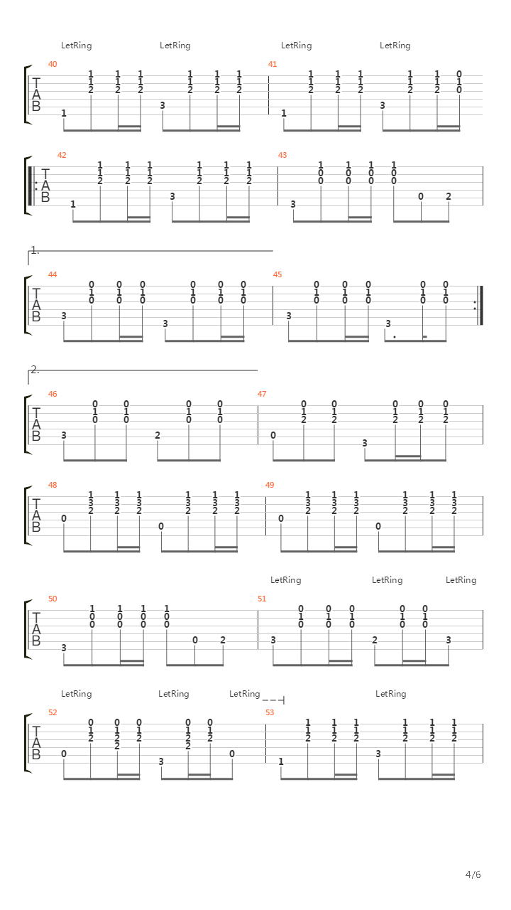 Mexico吉他谱