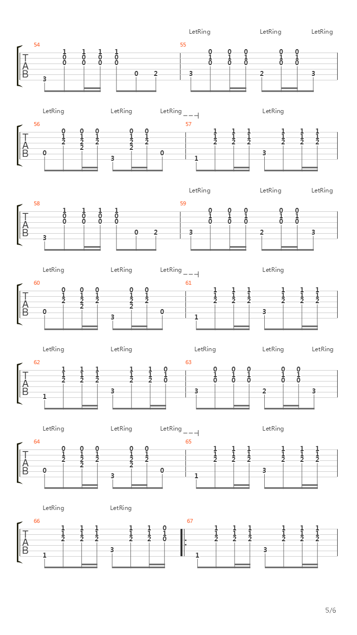 Mexico吉他谱