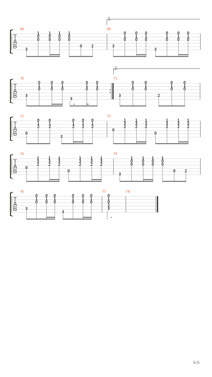 Mexico吉他谱