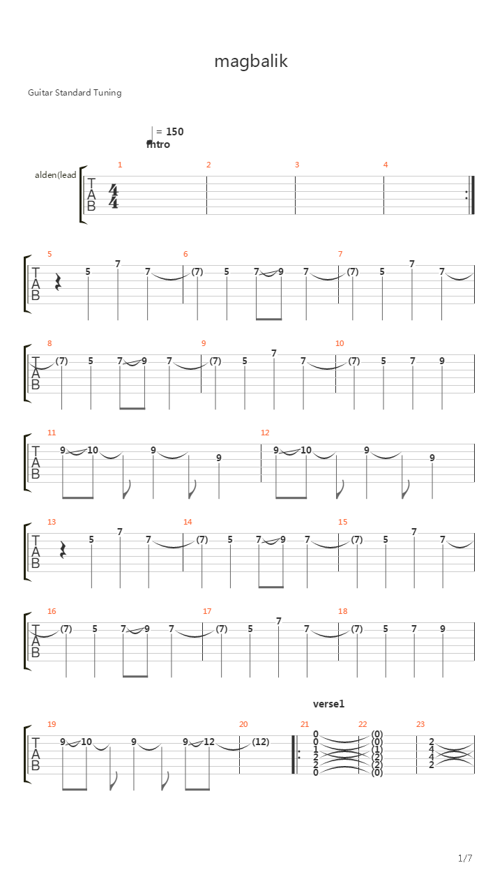 Magbalik吉他谱