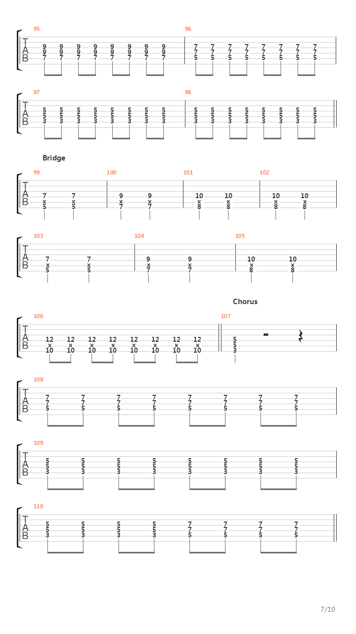 Pasan吉他谱