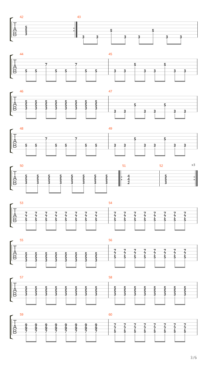 Pasan吉他谱