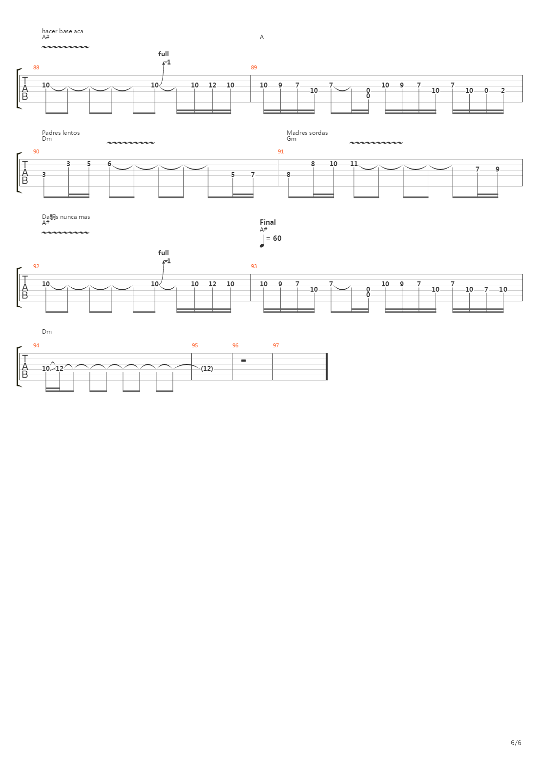 Daos吉他谱