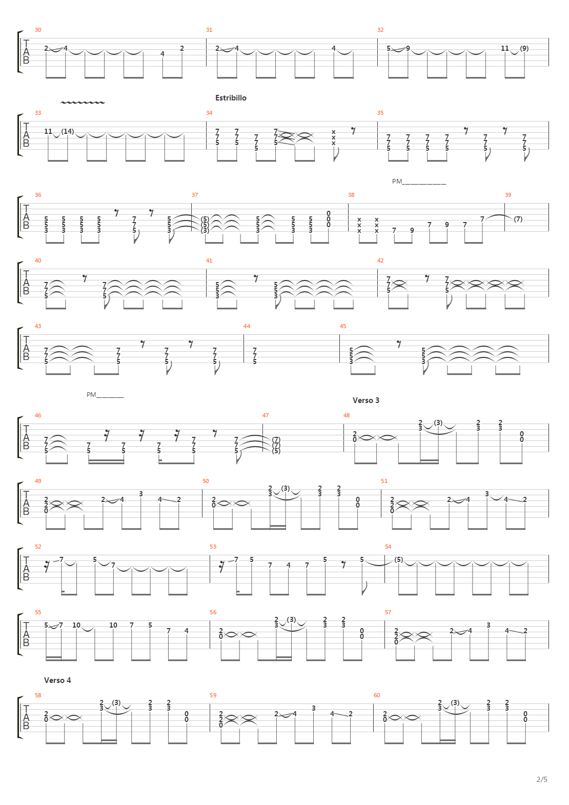 El Nudo吉他谱