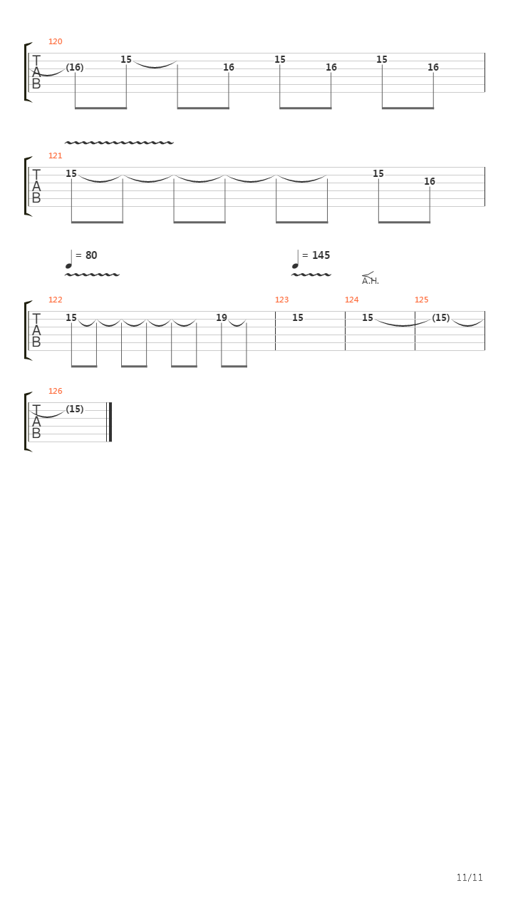 El Nudo吉他谱