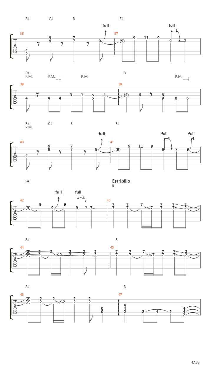 La Cuadra吉他谱