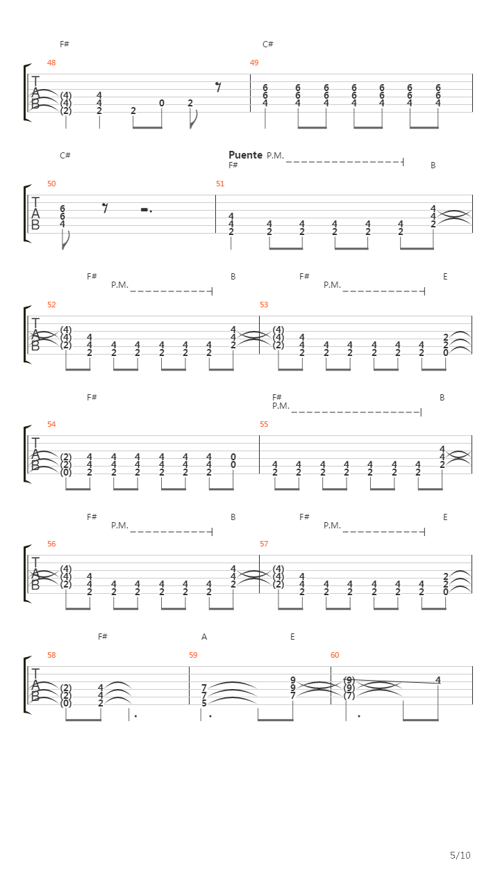 La Cuadra吉他谱