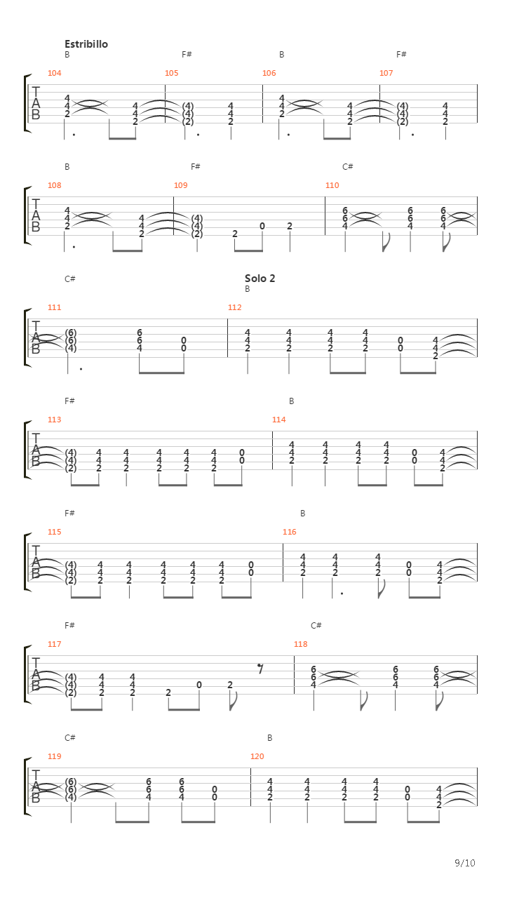 La Cuadra吉他谱