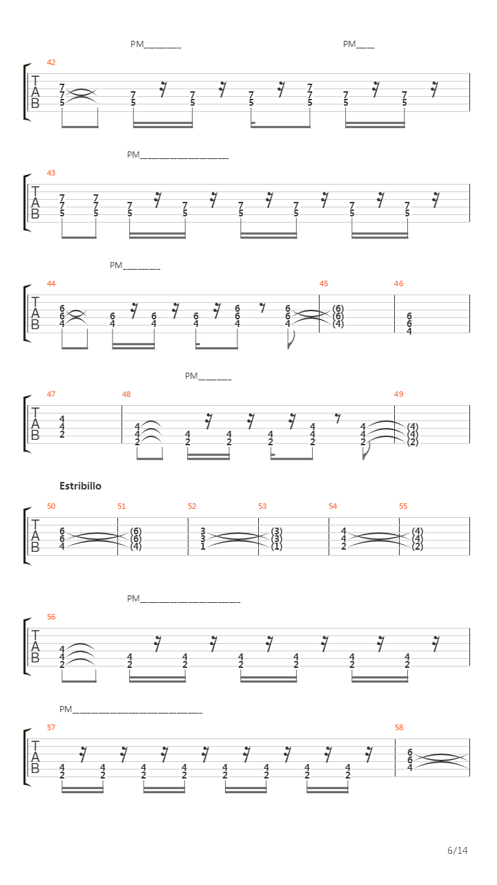 La Llave吉他谱