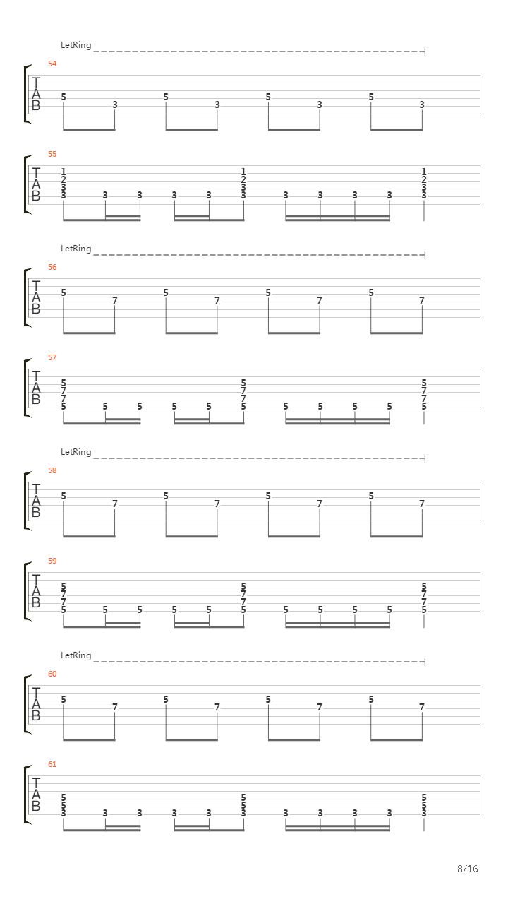 22 Teile吉他谱