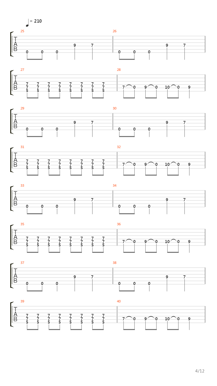 Es Regnet吉他谱
