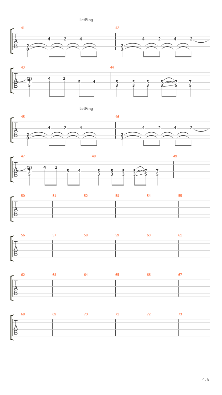 Phantomschmerz吉他谱