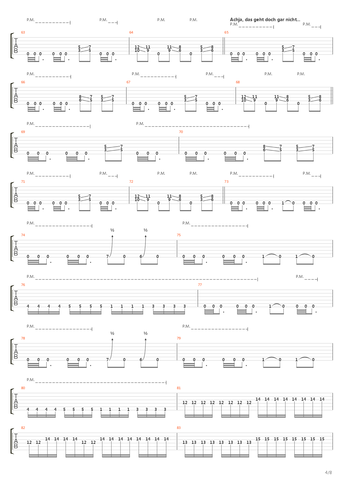 Porn From Spain吉他谱