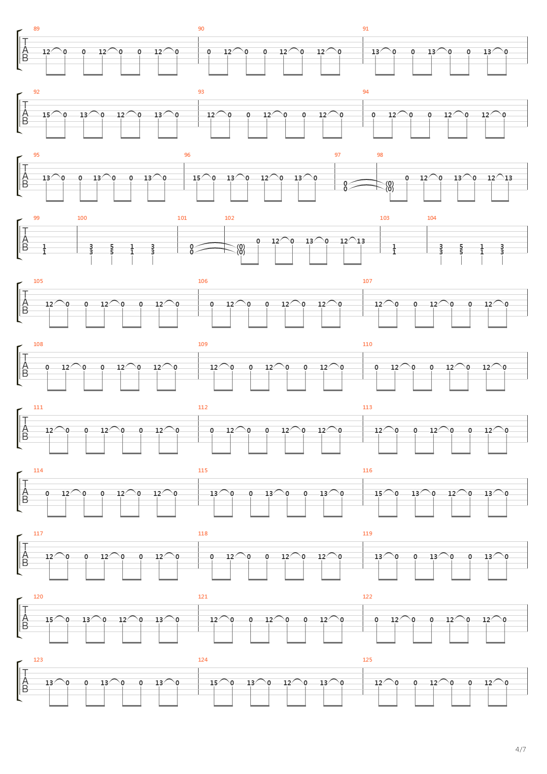 Porn From Spain吉他谱