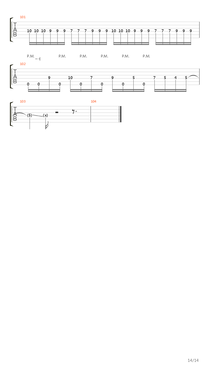 Tanz Der Teufel吉他谱
