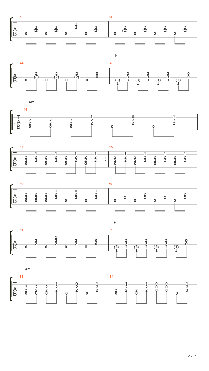Crossroads吉他谱