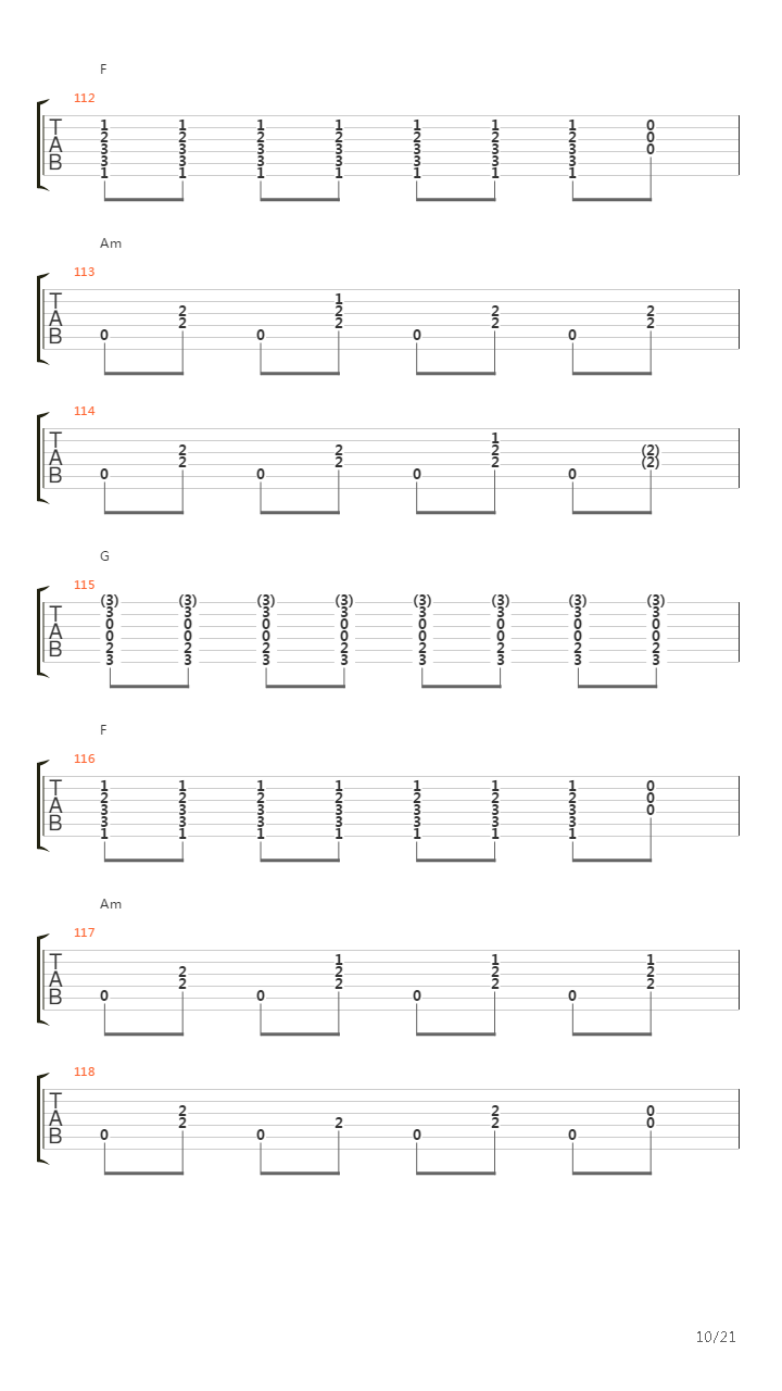 Crossroads吉他谱