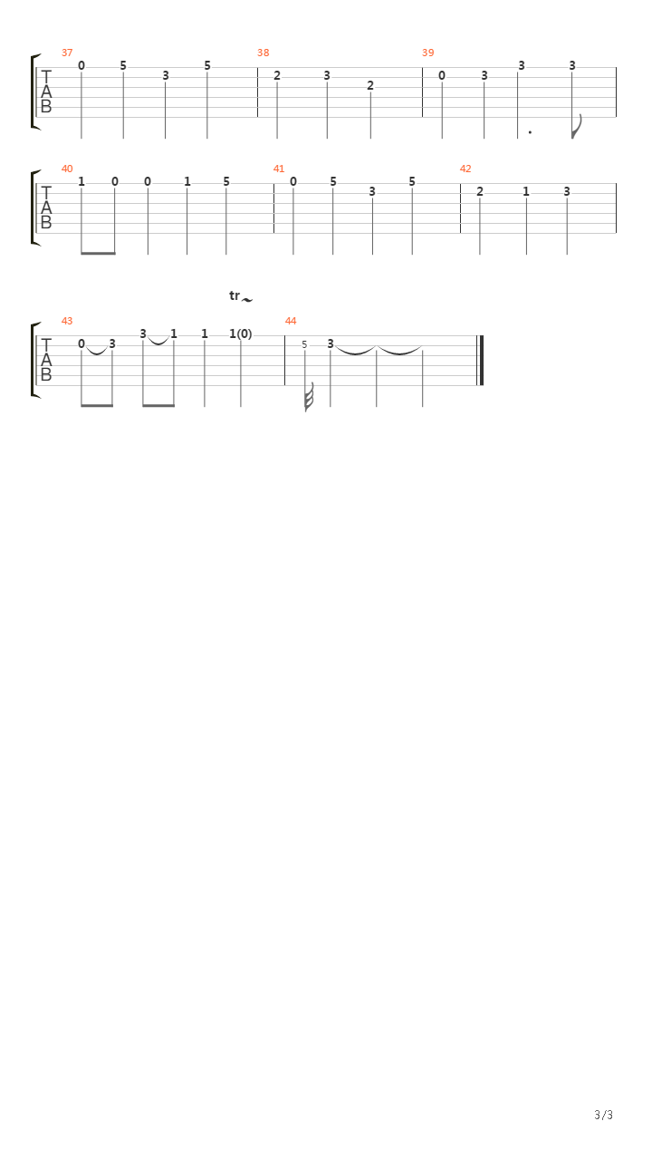 Pavane吉他谱