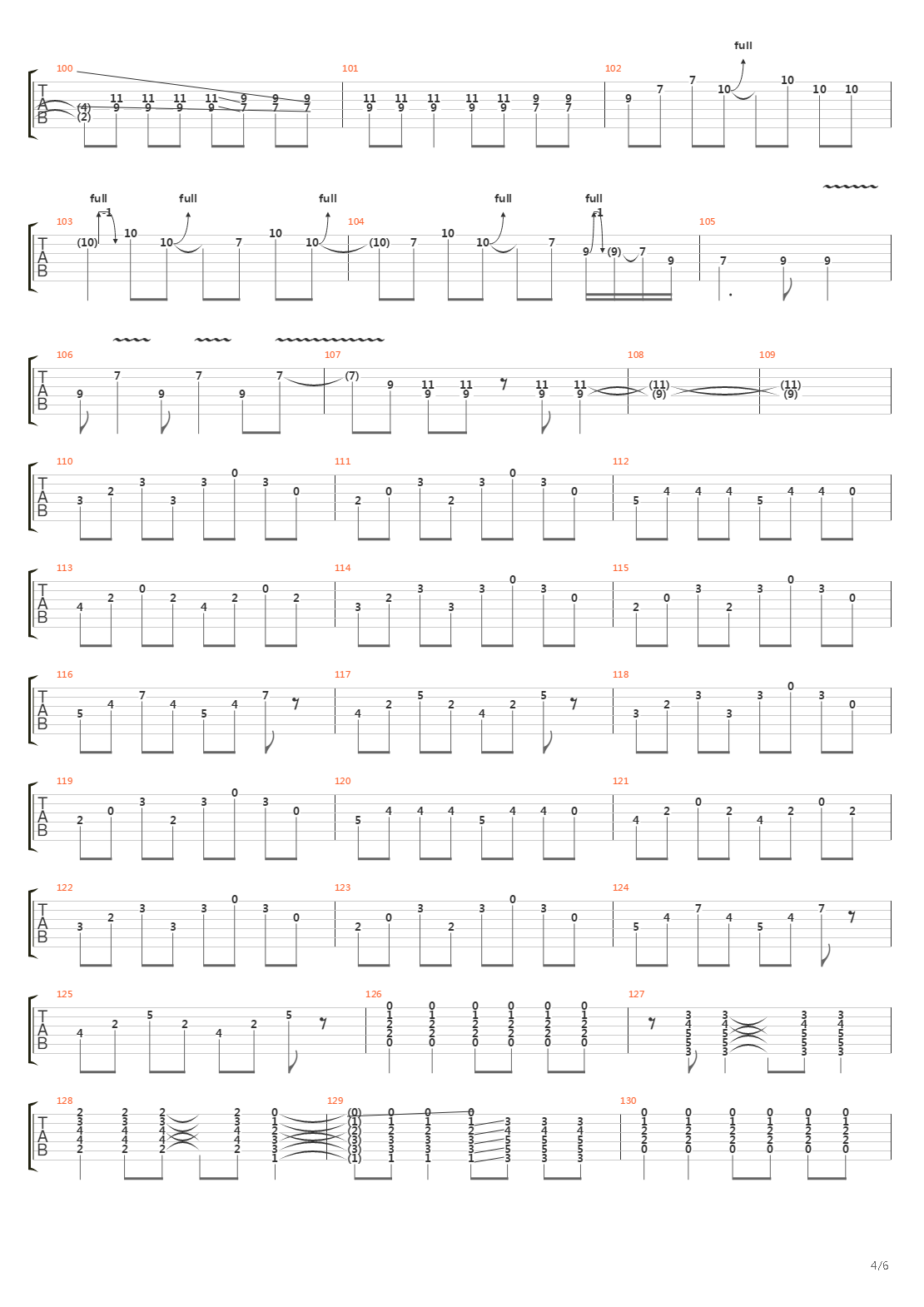 10 000 Horses吉他谱