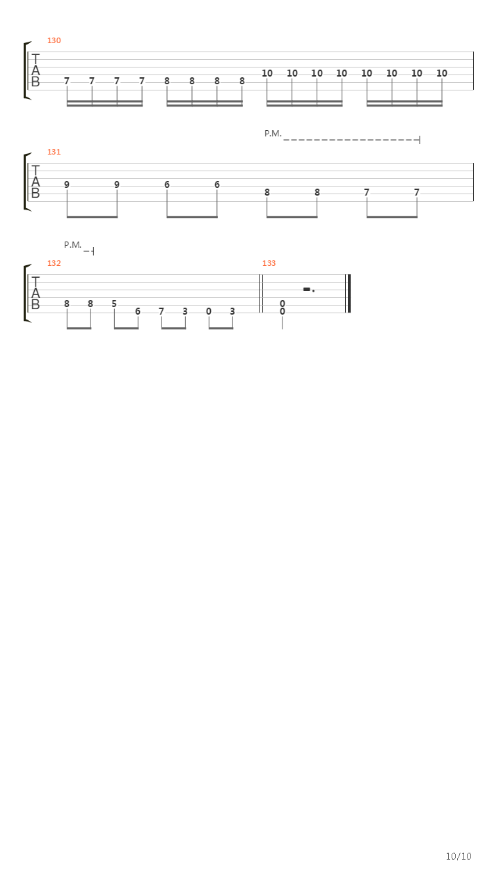 Chronolith吉他谱