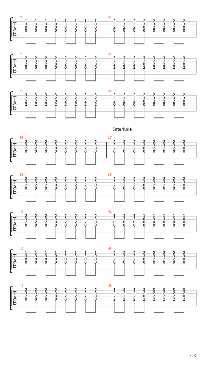 Going Up The Country吉他谱