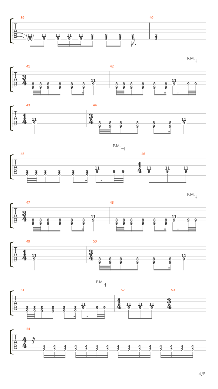 Its U Between T And V吉他谱