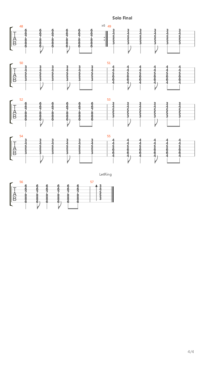 Fatima吉他谱