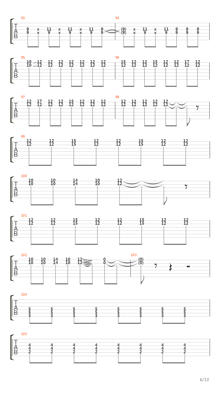 Quatro Vezes Voc吉他谱