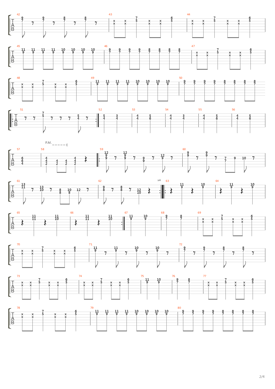 Dive吉他谱