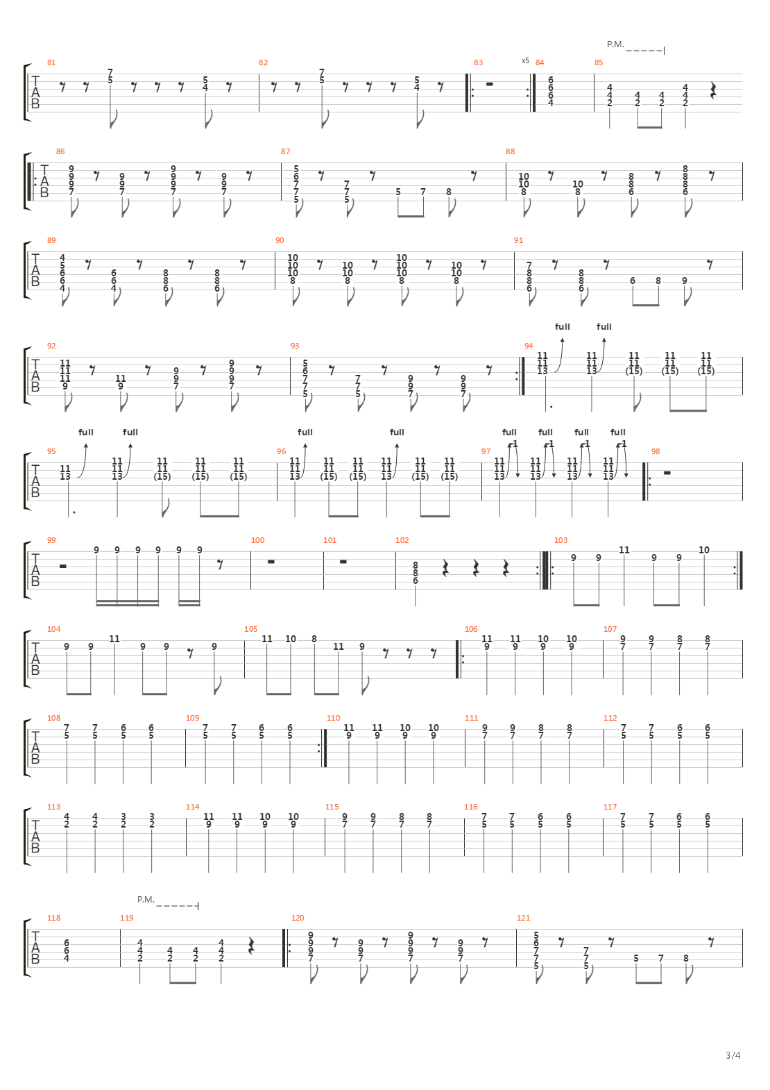 Dive吉他谱