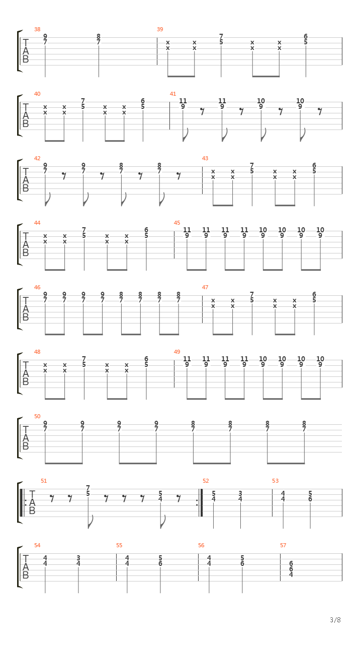 Dive吉他谱