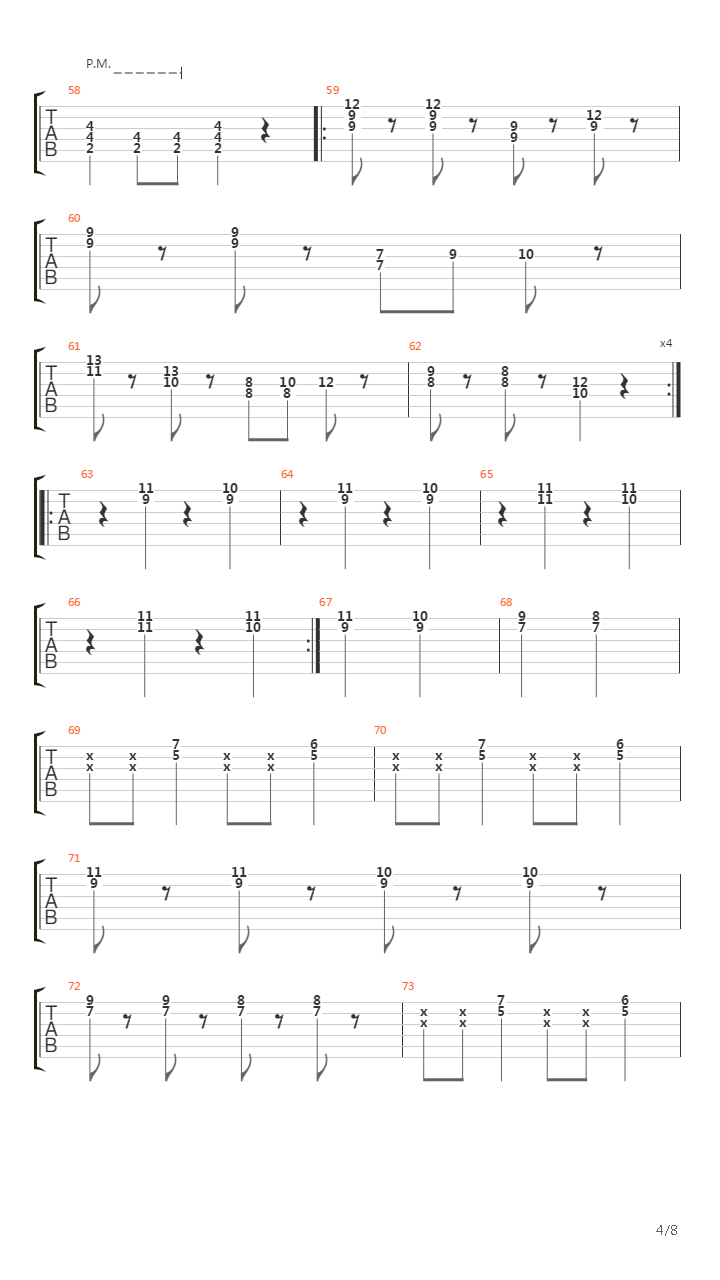 Dive吉他谱