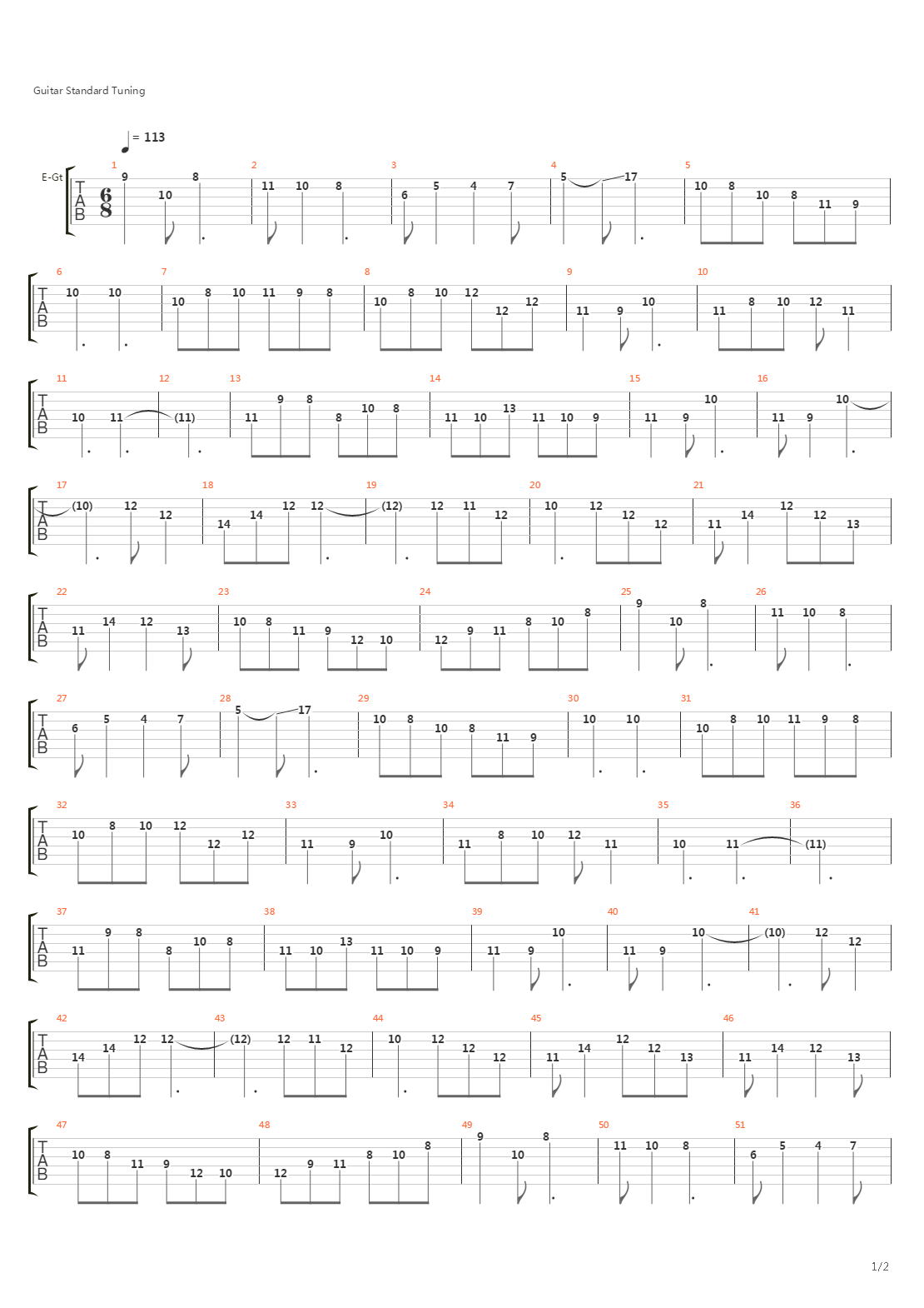 Theme From The Breakfast Line吉他谱