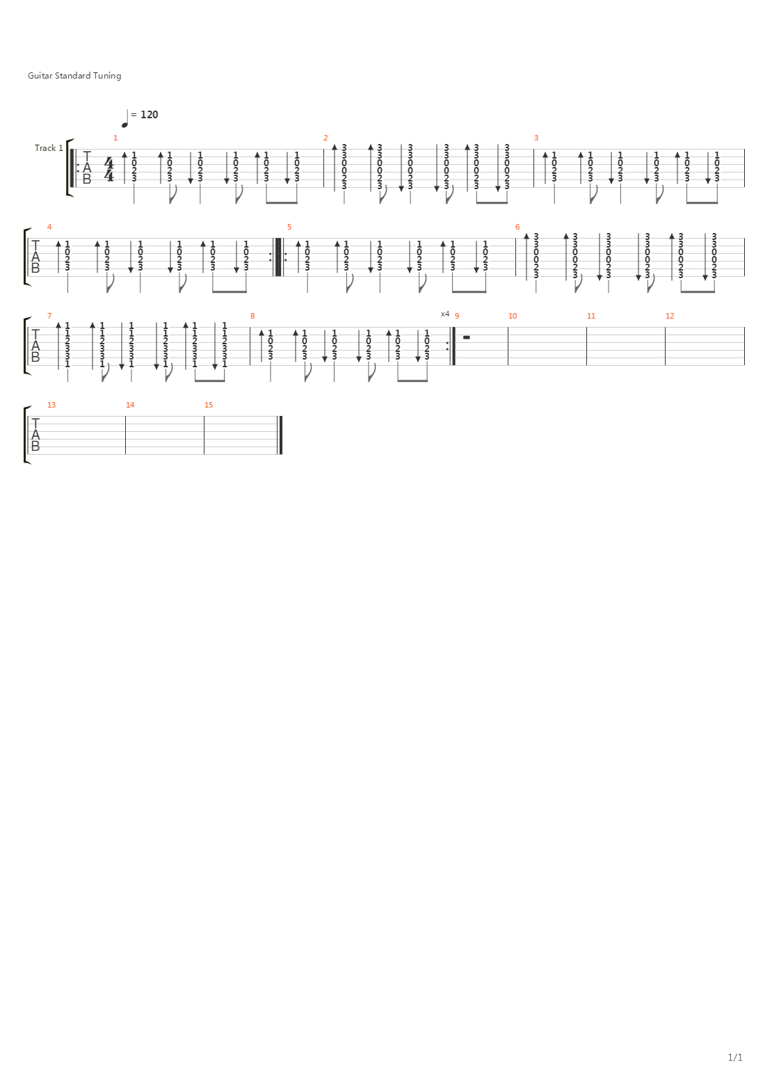 Erata吉他谱