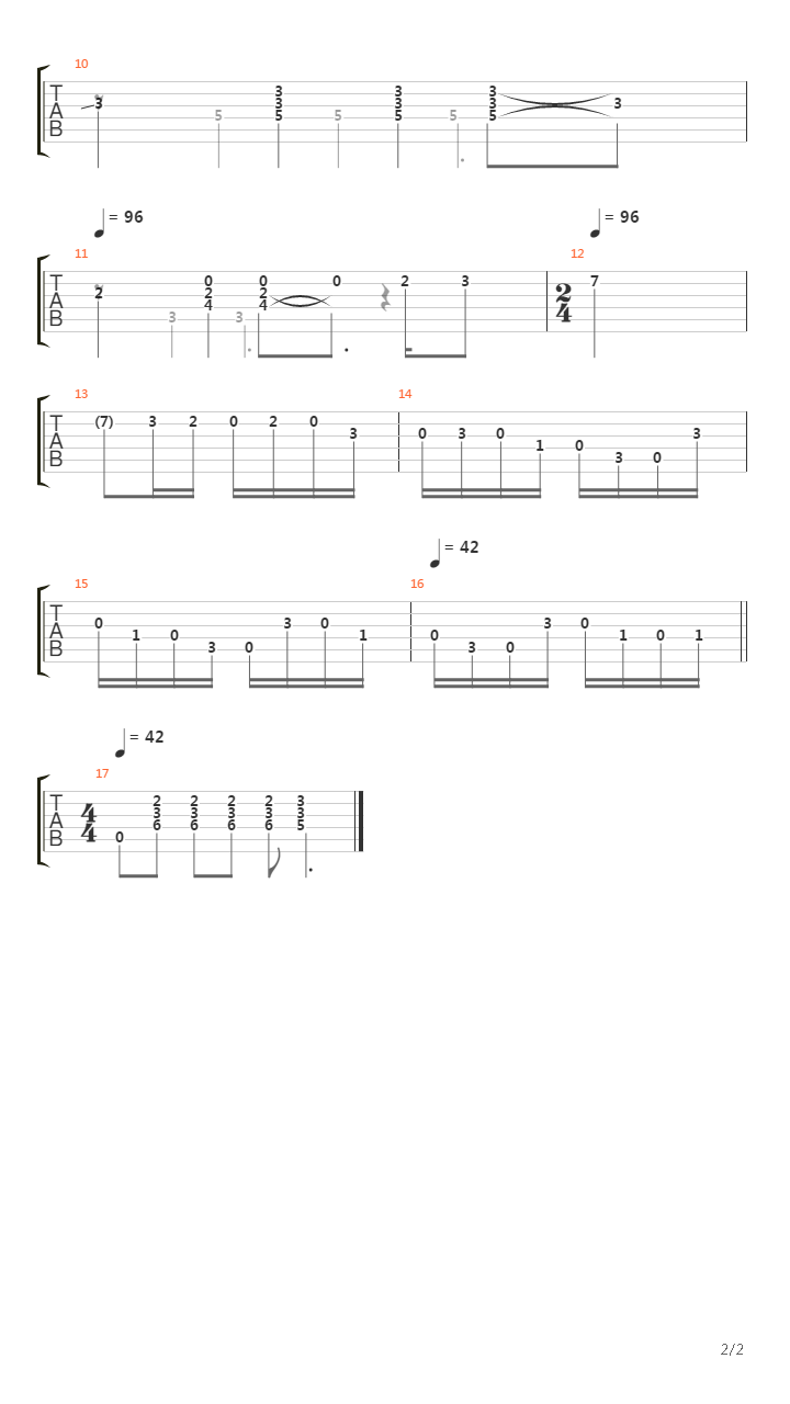 Melodia N 2吉他谱