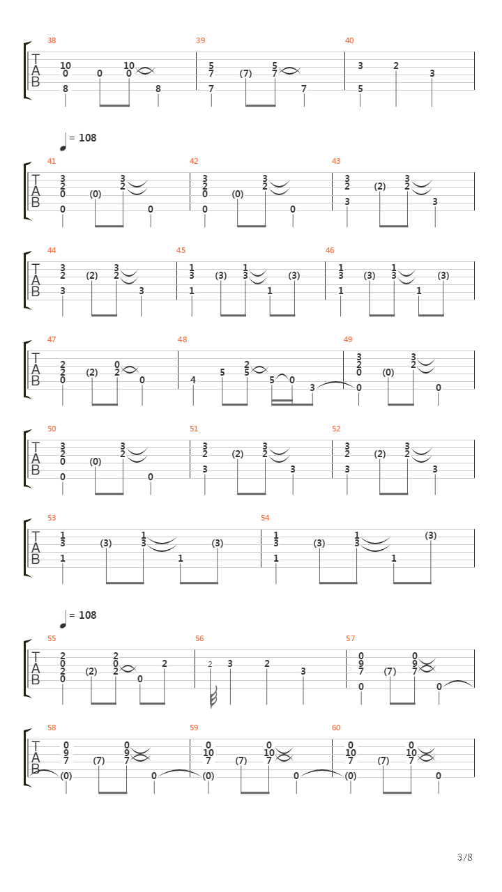 Moderato In Re Minore吉他谱