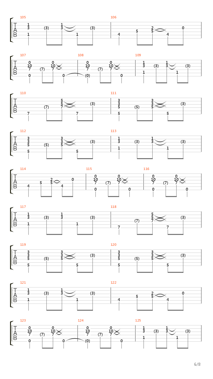 Moderato In Re Minore吉他谱