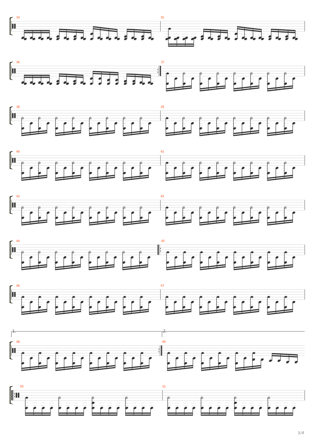 Higher Level Of Pain吉他谱