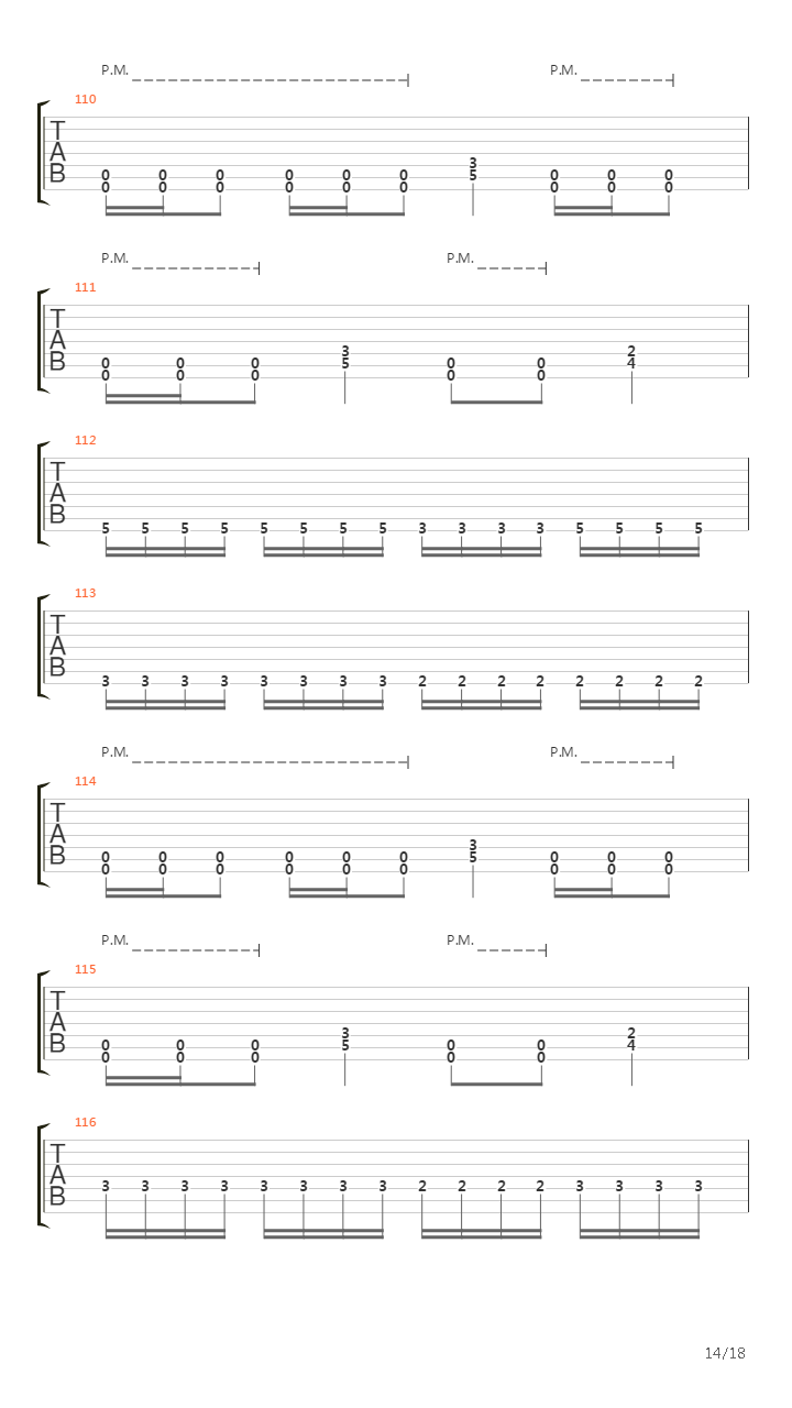 Answers In Mourning吉他谱