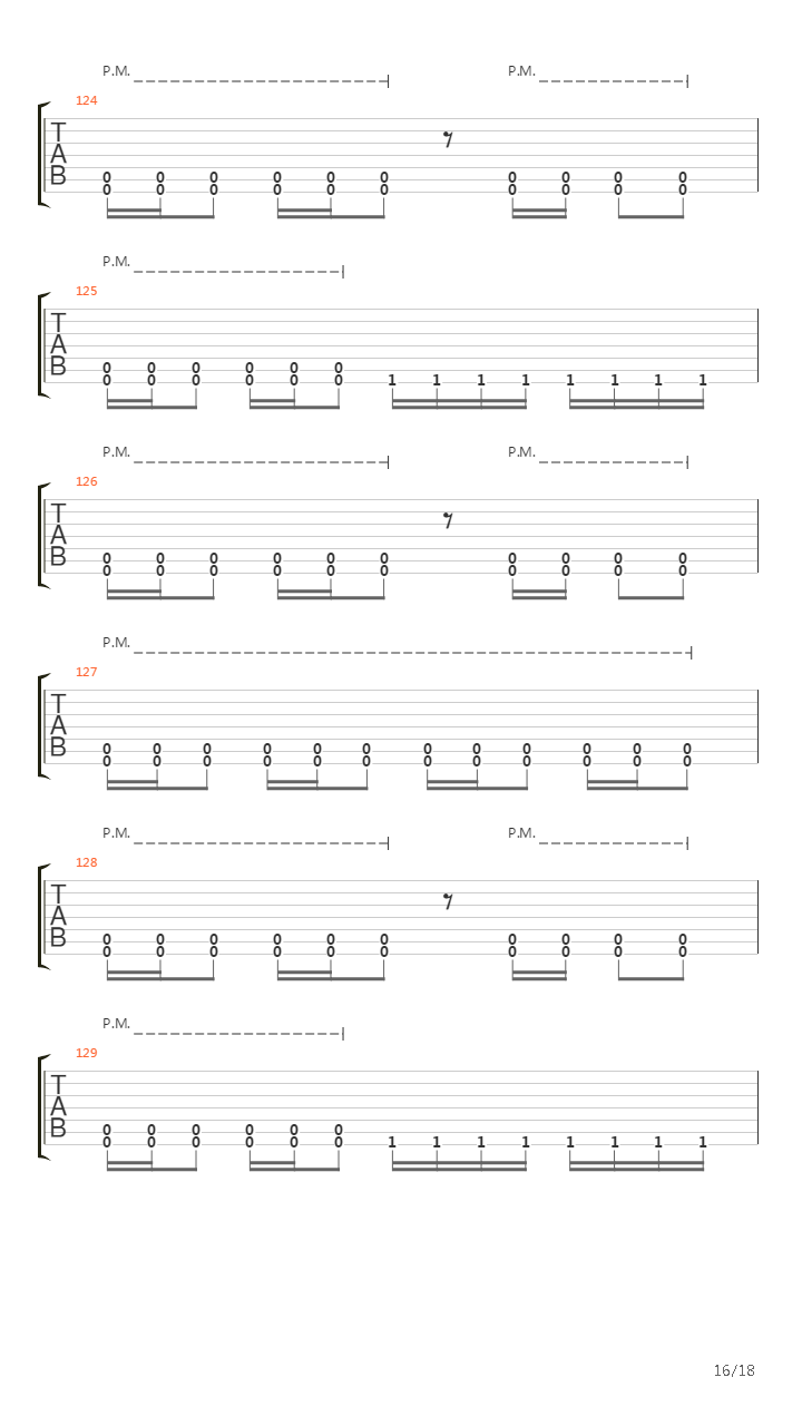 Answers In Mourning吉他谱