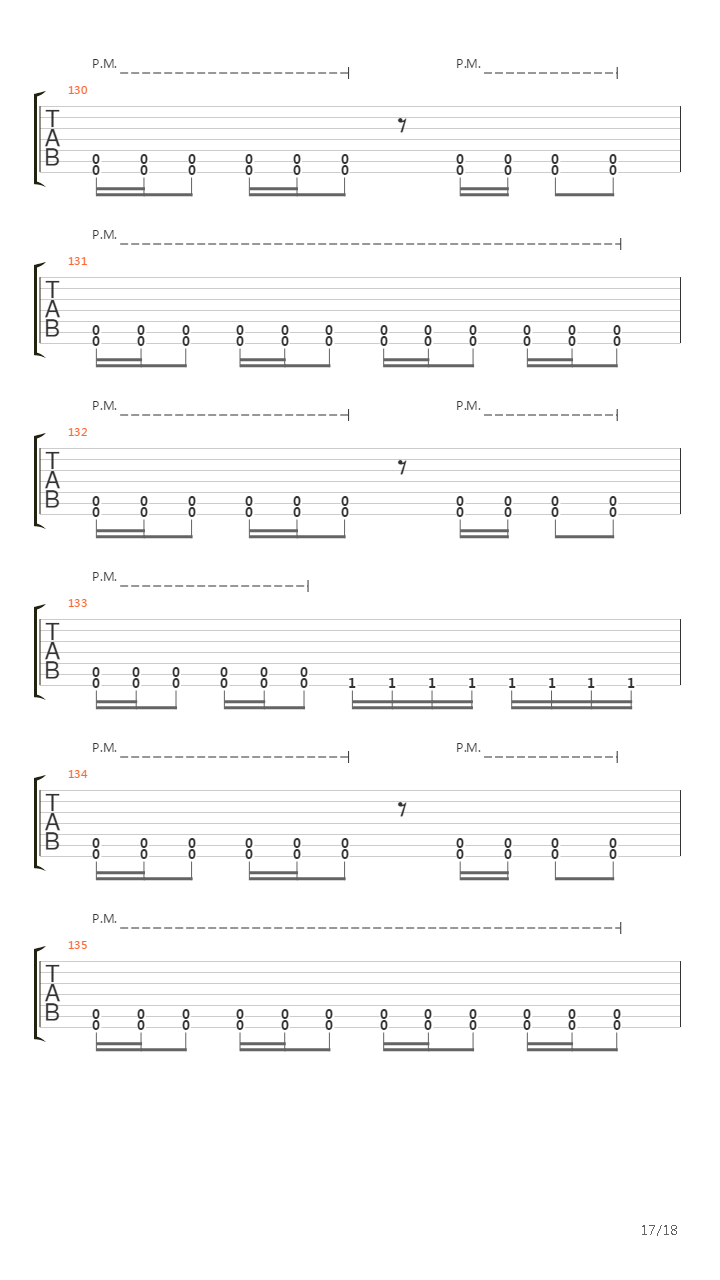 Answers In Mourning吉他谱