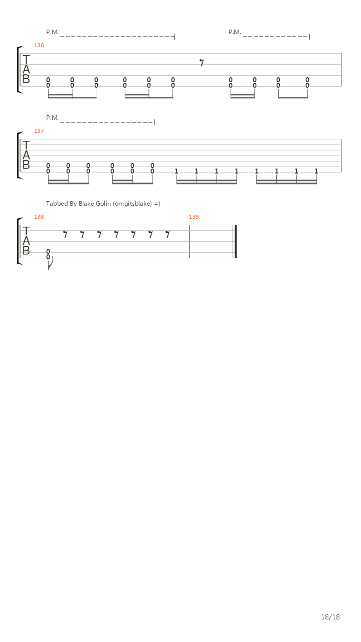 Answers In Mourning吉他谱