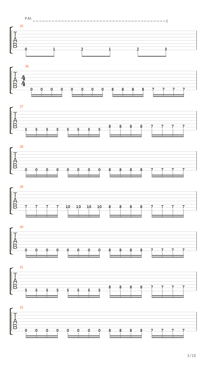 Answers In Mourning吉他谱