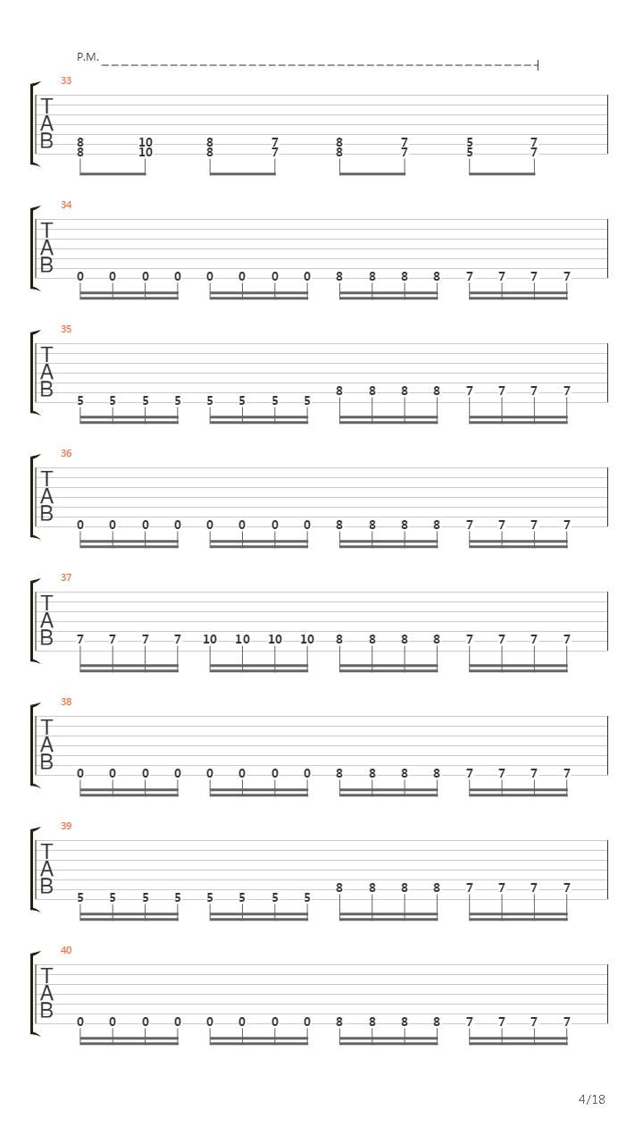 Answers In Mourning吉他谱