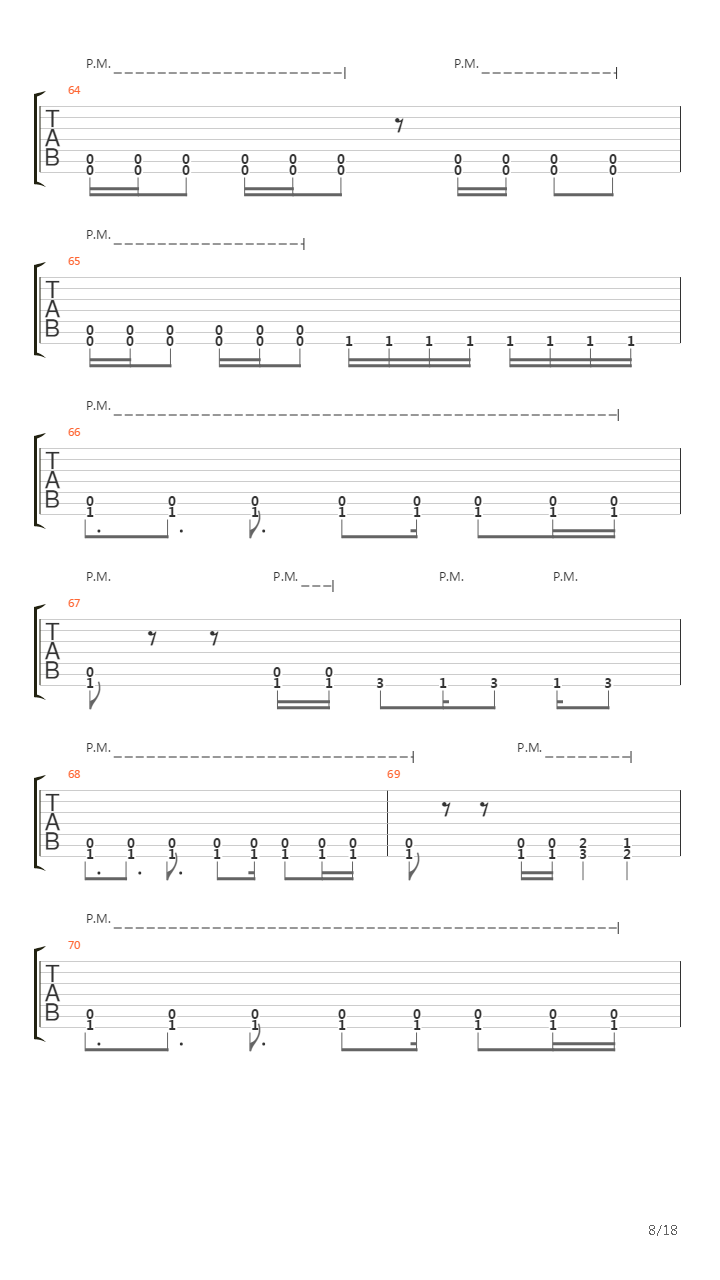 Answers In Mourning吉他谱